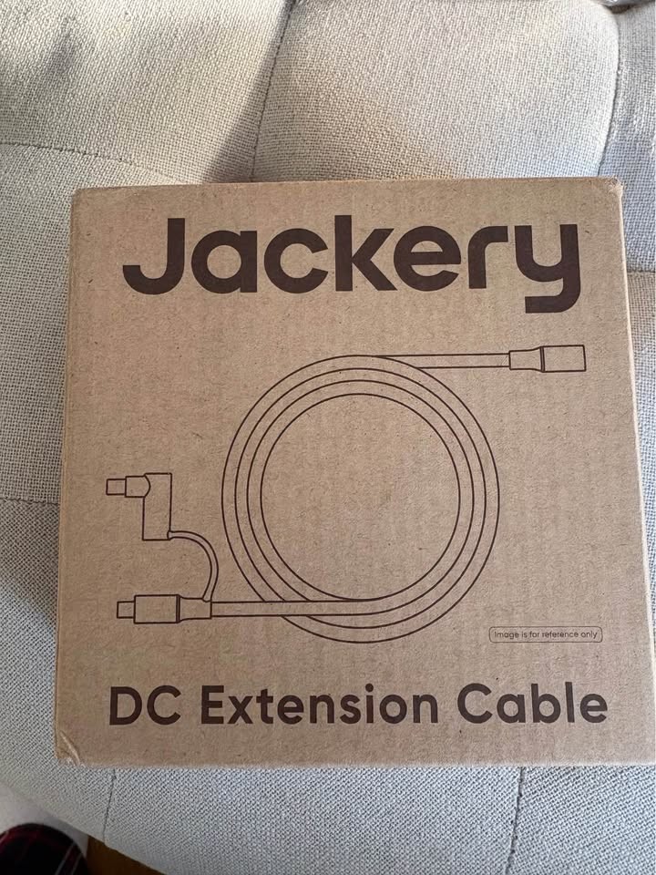 Jackery Power Station DC Extension Cable for Solar Panel. Model #JA-CA05A. New
