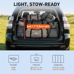 200W Portable Foldable Solar Panel Kit 20x27in 9.7lb W/ Separate Controller