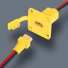 XT60 Male to Female Panel Cable 12AWG 2FT for RC Lipo Battery