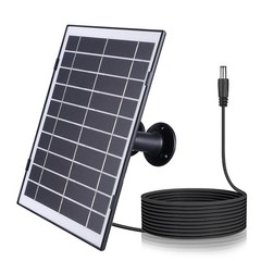6W 5V Solar Panel Charger for EufyCam 3 3C 2 2C 2 Pro Security Camera USB C