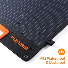 Grecell 200W Portable Solar Panel for Power Station Foldable Solar Charger USED