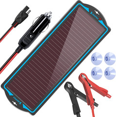 Cargador de panel solar de energía portátil con cargador solar de goteo de 12 V