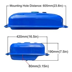 Universal Generator Gas Fuel Tank for Honda Clone 338cc 389cc 420cc 439cc 459…