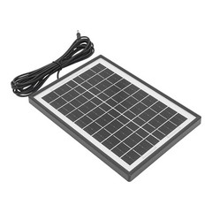 Solar Lighting & Fan Kit with 3 Bulbs USB Charging for Home Outdoor Camping