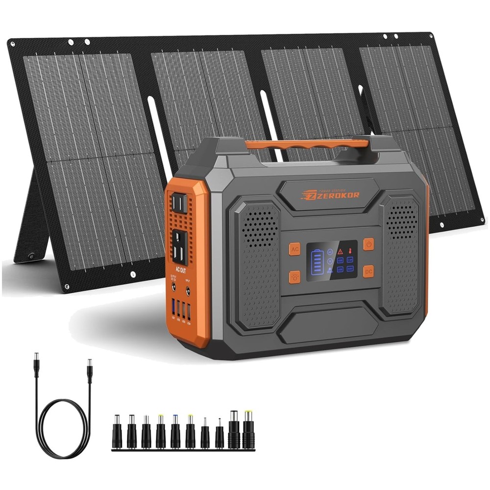 Compact 300W Solar Generator with Multiple Charging Options