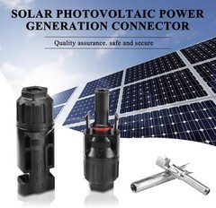 Complete 22 PCS Solar Panel Connector Kit with 10AWG Compatibility & Accessories