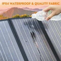 60W Solar Panel for Portable Power Station, Foldable Solar Panel with 12-18V …