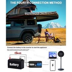 SOECOPO 7000W Peak Solar System Kits Flexible Panel 100A Controller 12V To 110V