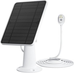 Monocrystalline Solar Panel for Arlo Cameras with 360 Adjustable Bracket
