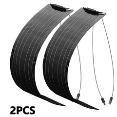 WUZECK 100W Flexible Home Solar Panel Kit Monocrystalline Off-grid for RV Marine