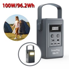 SolarPlay 96/2160/2304/3840Wh Power Station for Outdoor, RV, Camping Generator
