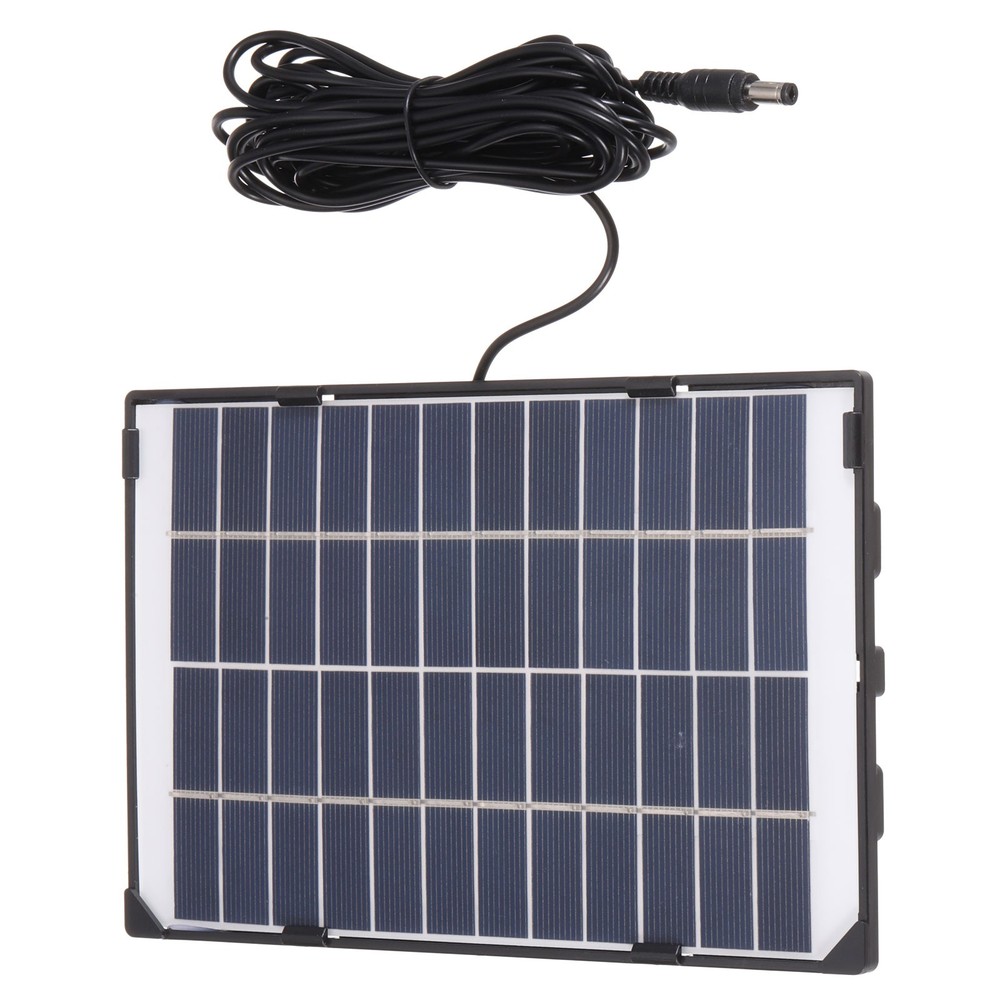 12V 6W 0.5A Solar Panel for Security Camera, DC Output 5521