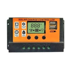For 12V/24V Systems 30A LCD USB For RV Solar Real-time Battery Bar Indicator