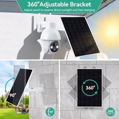 Universal Solar Panel for Ring Spotlight Camera/Stick Up Cam Battery Charger 8W