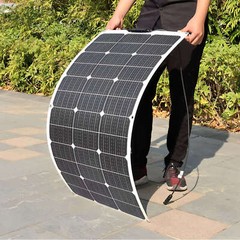 150W 300W 600W 900W Watt Semi-flexible Solar Panel Kit for Home/Caravan/RV/Boat
