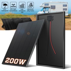 120W 200W Watt Mono Solar Panel 12V Battery Charger Home Boat RV Off Grid Power
