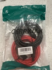 CERRXIAN 10AWG 6.5 Ft Solar Panel Extension Cable (black+Red)