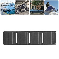 40W Folding Solar Panel USB Power Bank Outdoor Camping Hiking Phone Charger Kit