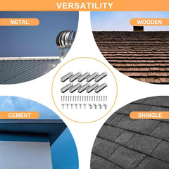 Solar Panel Mounting Brackets Kit for Roof 4 Panel Rails Clamps Aluminum Alloy
