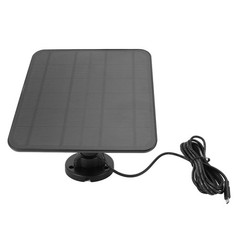 Solar Panel 6V 5W Type C Port IP65 Waterproof 360 Deg Rotatable For