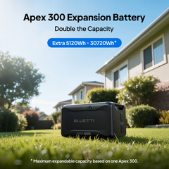 BLUETTI B500K 5120Wh Expansion Battery for AC200L/AC300/AC500/Apex 300 Backup