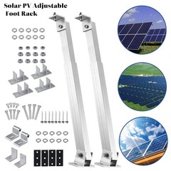 Adjustable Solar Panel Tilt Mount Brackets Flat Surface Adjustable Frame Roof RV