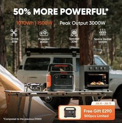 Jackery Explorer SolarGenertorPortable 1070Wh WE SHIP 2ALASKA&Guam &PR&EVERYWHER