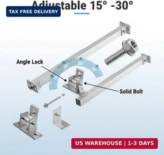 Adjustable Solar Panel Tilt Mount Brackets, Aluminum Alloy Solar Panel Mounting