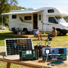 Grennova 1400W Solar Kit 60A MPPT Dual Voltage Off-Grid Home Backup Power