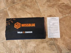Portable WB Wissblue Solar Panel Charger 21W NEW