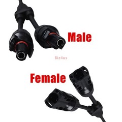 New Solar Panel Y Branch Cable Connection Waterproof Adapter Connector Extension