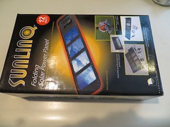 Folding Solar Battery Charger 12 watt 12V-Flexible and Portable