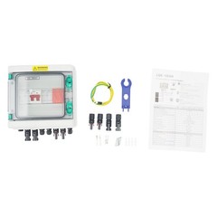 Solar Box 2 String 32 Amp IP65 Waterproof Box DC 500V 32A Circuit Breakers