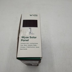 Wyze WSP2W Outdoor Security Camera Solar Panel White Tested