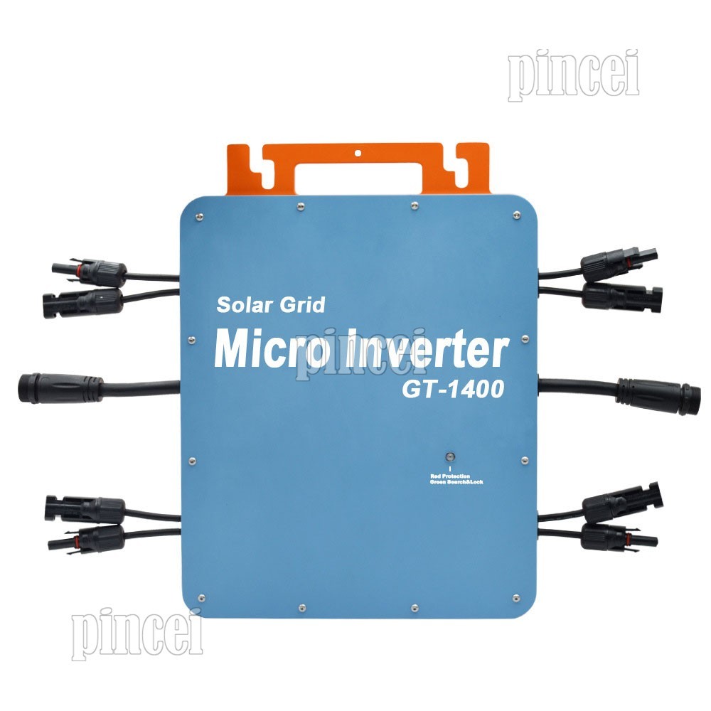 GT-1400 110V 1400W Solar Grid Micro Inverter MPPT Intelligent WiFi Control IP66