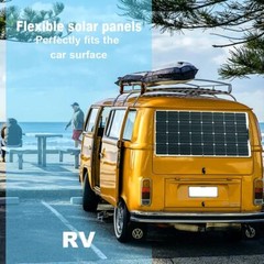 150-900W Solar Panel Kit 18V to220V Battery Charger RV Travel Trailer Camper Van