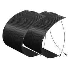 200W Flexible Solar Panel Monocrystalline Bendable Off-Grid RV/Camper/Boat NEW