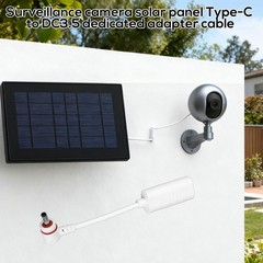 2pcs USB-C to Barrel Plug Adapter, USB C & DC3.5 Adapter Connect Jack Solar Pane
