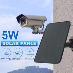 4W 5V Solar Panel Charger for Ring Video Doorbell 2/ 3/3+ /4 with 10ft Cable