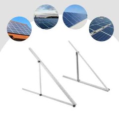 2PCS Solar Panel RV Tilt Mounting Rack Bracket Adjustable Rooftop Flat Surface