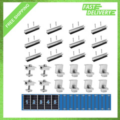 Solar Panel Mounting Brackets Z Brackets Aluminum 12CM Flat Roof Photovoltaic