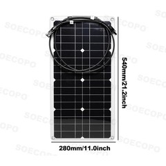 100A Controller 3000W 3 x 40W Solar Panel Set for RV/Outdoor Power