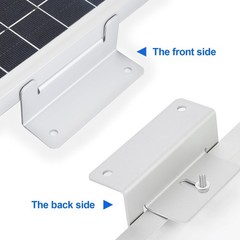 16 Units Solar Panel Mounting Brackets,Z Bracket Sets Lightweight Aluminum Co…