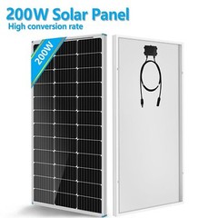 200W Watt Mono Solar Panel 12V charge Off-Grid Battery Power for RV Home Boat