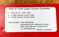 Pclix XT Dual Camera Time-Lapse Controller and Dual on/off wired or IR control