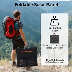 400 watt portable solar panel kit 110W 220W for ECOFLOW DELTA 2 3 Power Station