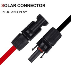 MC4 Connectors Solar Panel Cable Compatible Waterproof Male & Female 30A