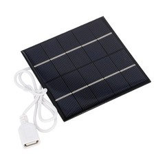 Portable Solar Panel 5W 5V Excellent Low Light Performance Compact Design