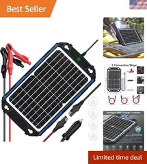 12W Waterproof Solar Charger with 3-Stage MPPT Charging – Versatile & Durable