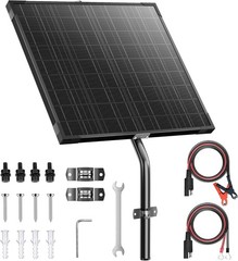 12V Gate Opener Solar Panel：20W Solar Panels Kit for Electric Fence with Smart